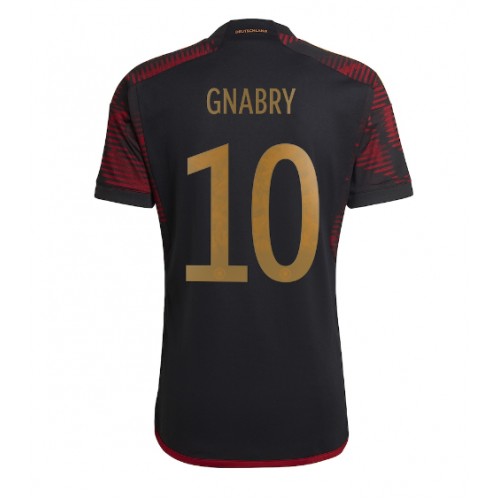 Fotballdrakt Herre Tyskland Serge Gnabry #10 Bortedrakt VM 2022 Kortermet